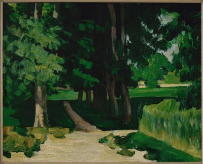 The Chestnut Alley at Jas de Bouffan by Paul Cézanne